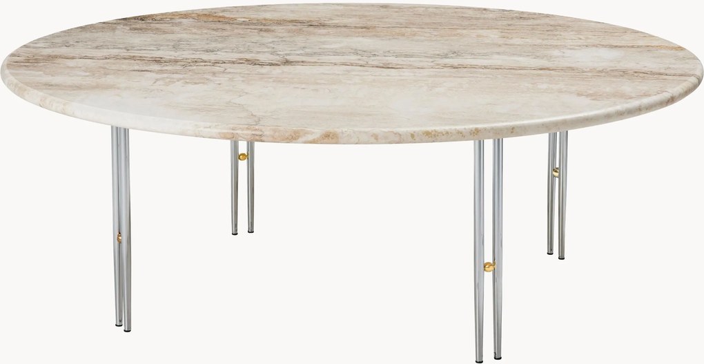 Mesa de centro redonda em mármore Ioi, Ø 100 cm