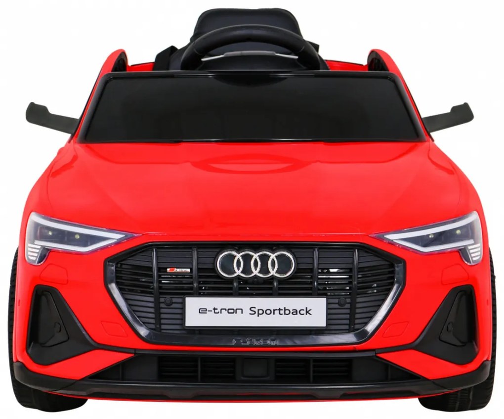 Carro elétrico para Crianças 12V 4x4, 2 a 5 anos Audi E-Tron Sportback, Rodas Espuma EVA Vermelho