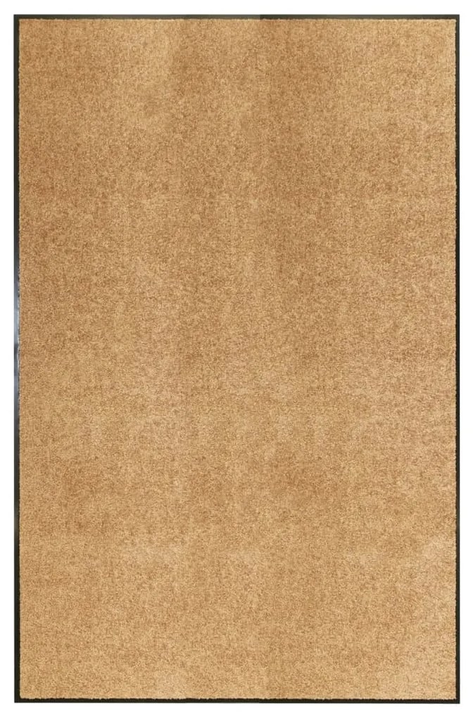 Tapete de porta lavável 120x180 cm creme