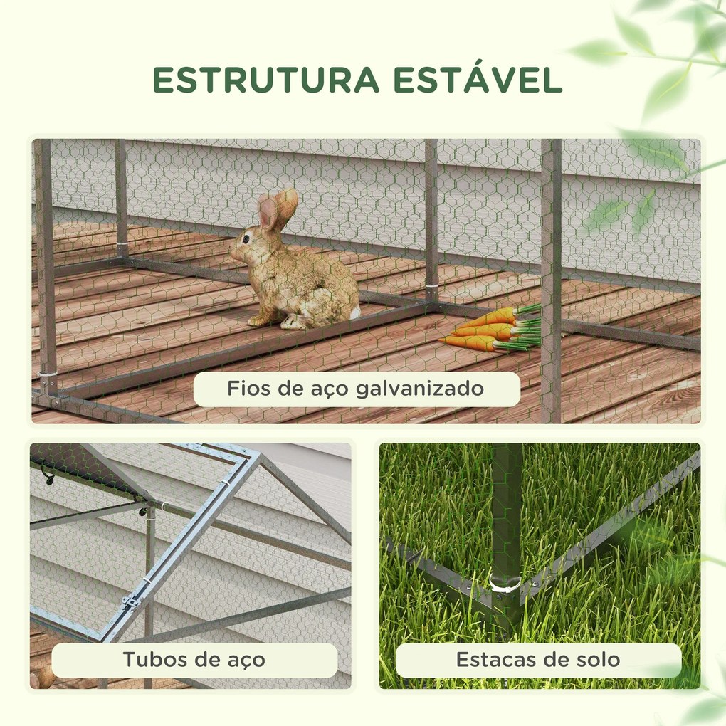 Gaiola para Pequenos Animais Parque para Animais de Estimação de Aço c