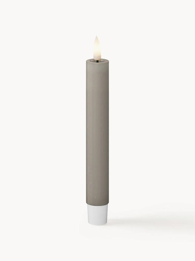 Vela LED artesanal Real Flame, Alt 15 cm, conjunto de 2