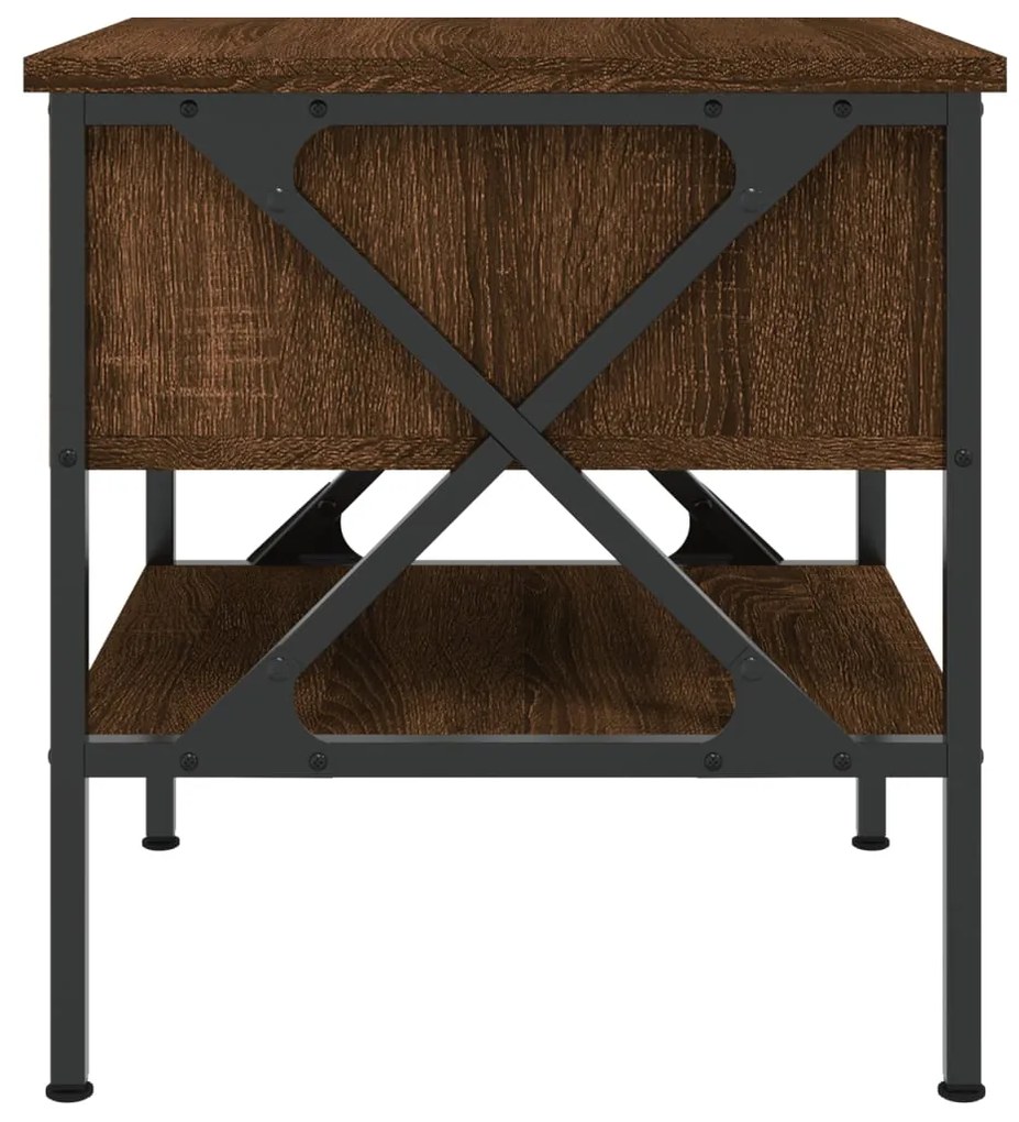 Mesas cabeceira 2pcs 40x42x45cm deriv.madeira carvalho castanho