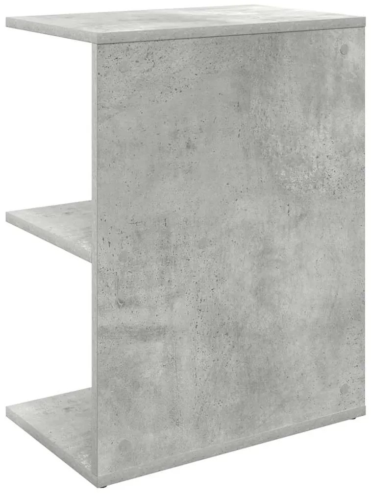 Mesas cabeceira 2 pcs 46,5x29x61cm deriv. madeira cinza cimento