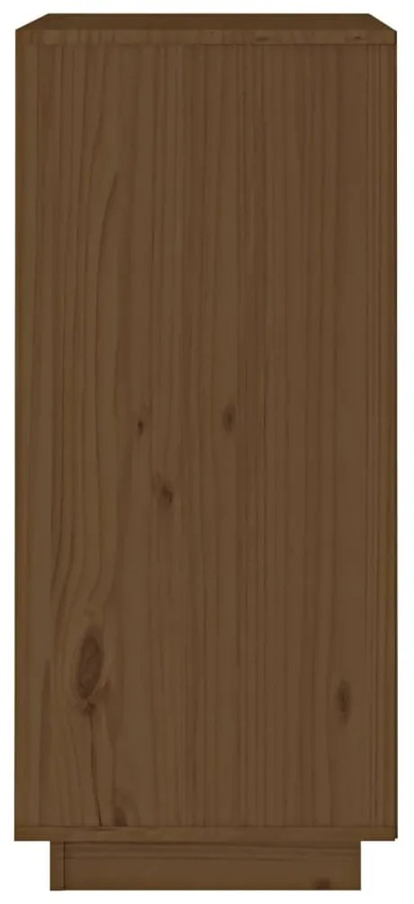 Aparadore 38x35x80 cm pinho maciço castanho mel