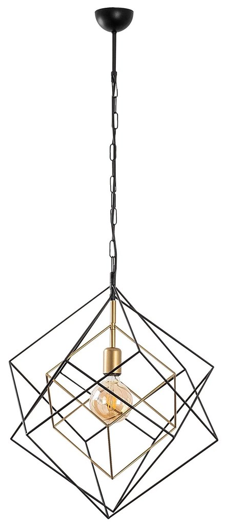 Candeeiro de Teto Till – Preto Antigo – 51 x 51 x 113 cm