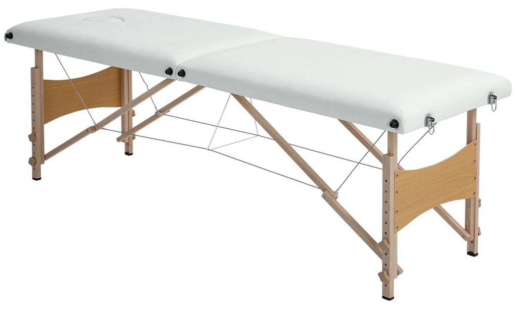 Marquesa de Massagem Dobrável Mesa de Massagem Portátil com Apoio para