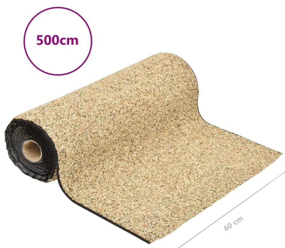 Revestimento de pedra 500x60 cm cor areia natural