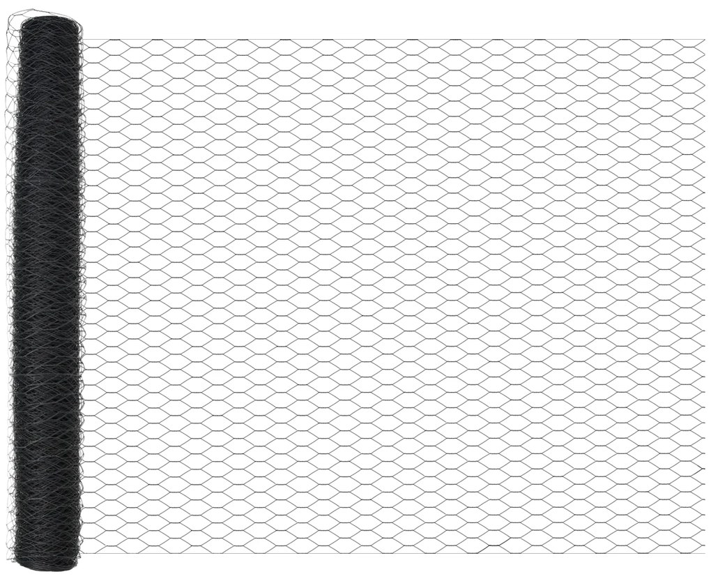 Postes de Cerca vidaXL 22 pcs U-Channel Cinza 140 cm Aço