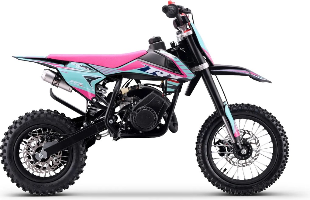 Moto Cross Gasolina para crianças BNO Motors Cross TRX 60 cc Rosa