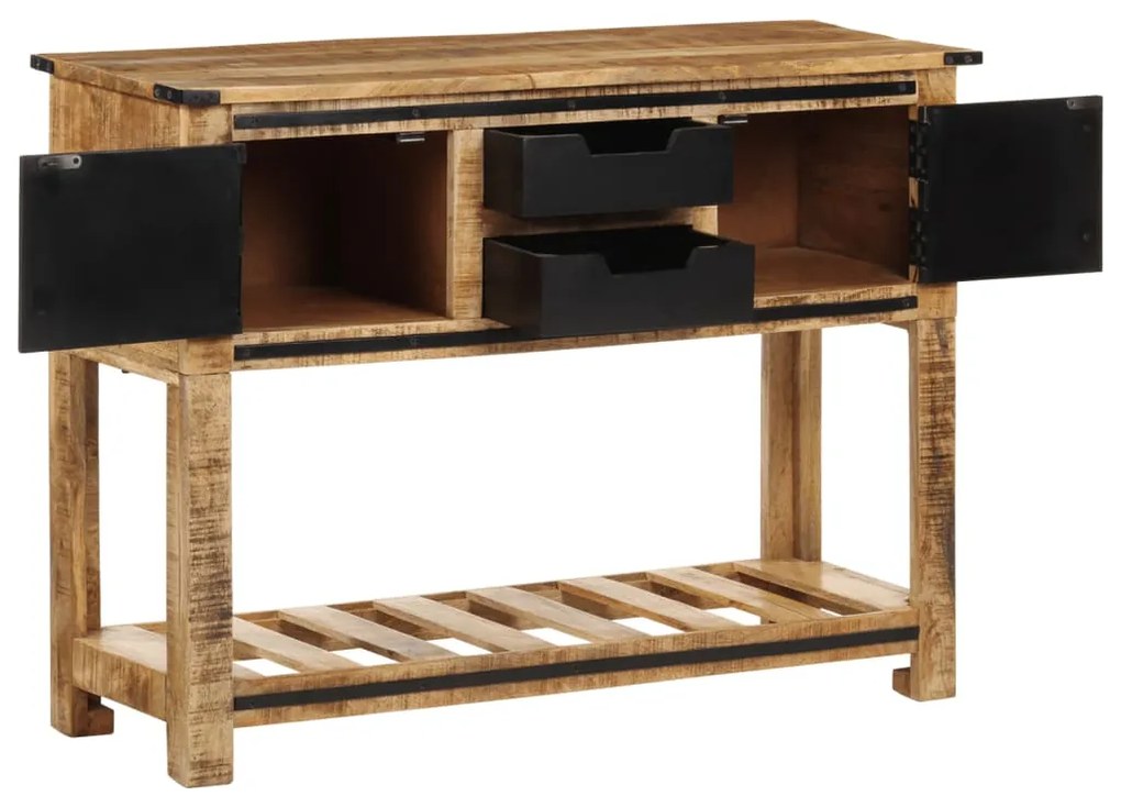 Mesa consola 100x35x75 cm madeira de mangueira maciça