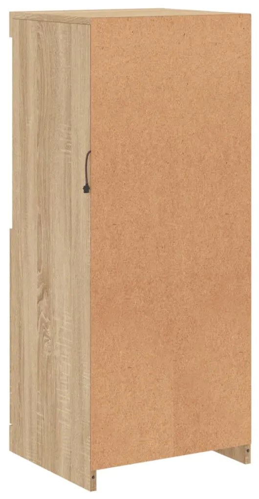 Aparador com luzes LED 41x37x100 cm carvalho sonoma
