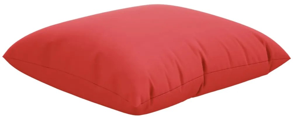 Almofadas de sofá 4 pcs 50x50 cm tecido vermelho
