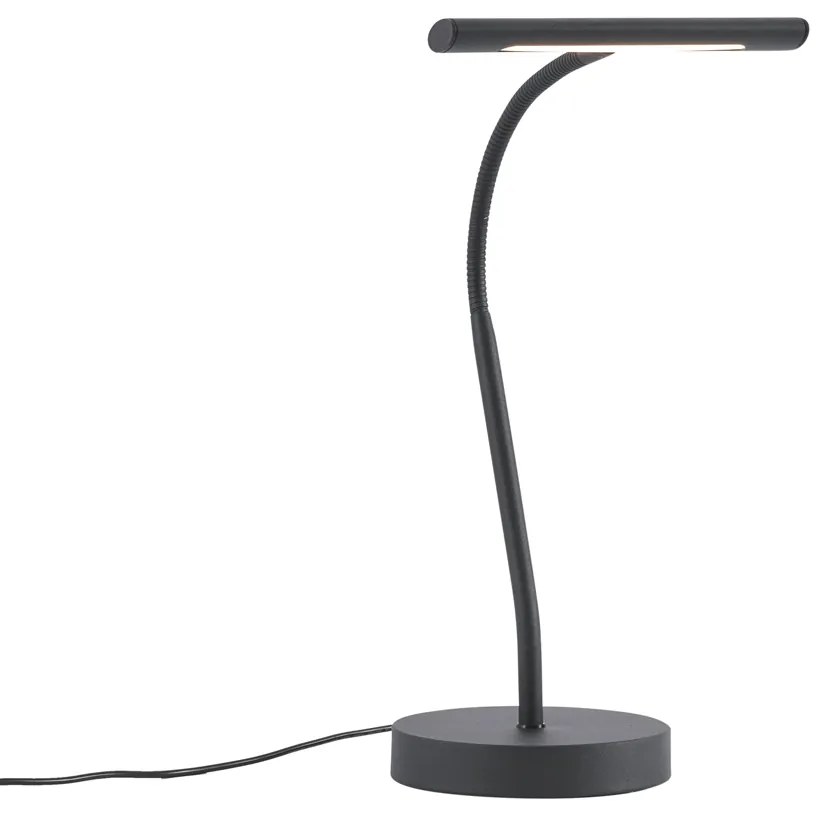 Candeeiro de mesa Art Deco preto incluindo LED - Tableau