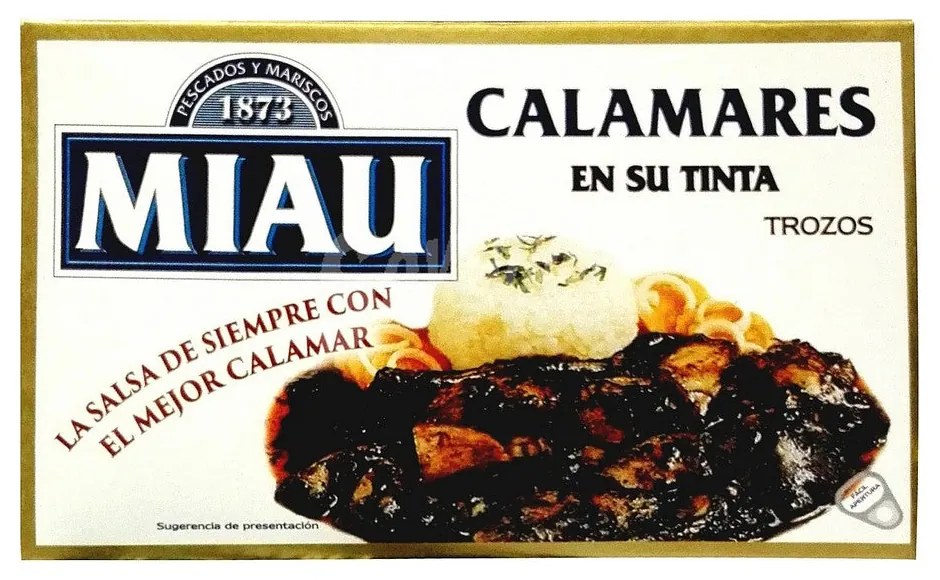 Lulas em tinta Miau (2 uds)(111 g)