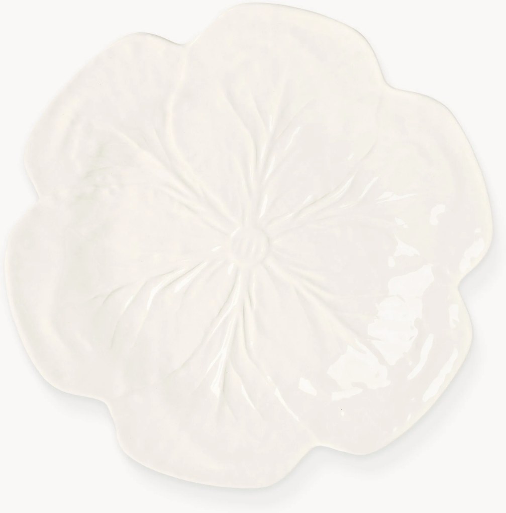 Pratos rasos pintados à mão Cabbage, conjunto de 4