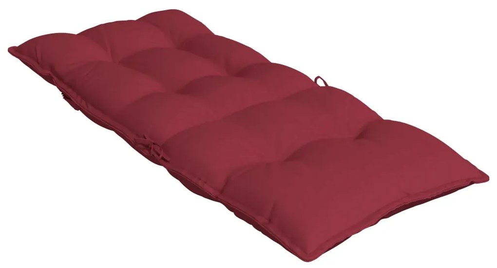 Almofadões p/ cadeira encosto alto 2 pcs oxford vermelho tinto