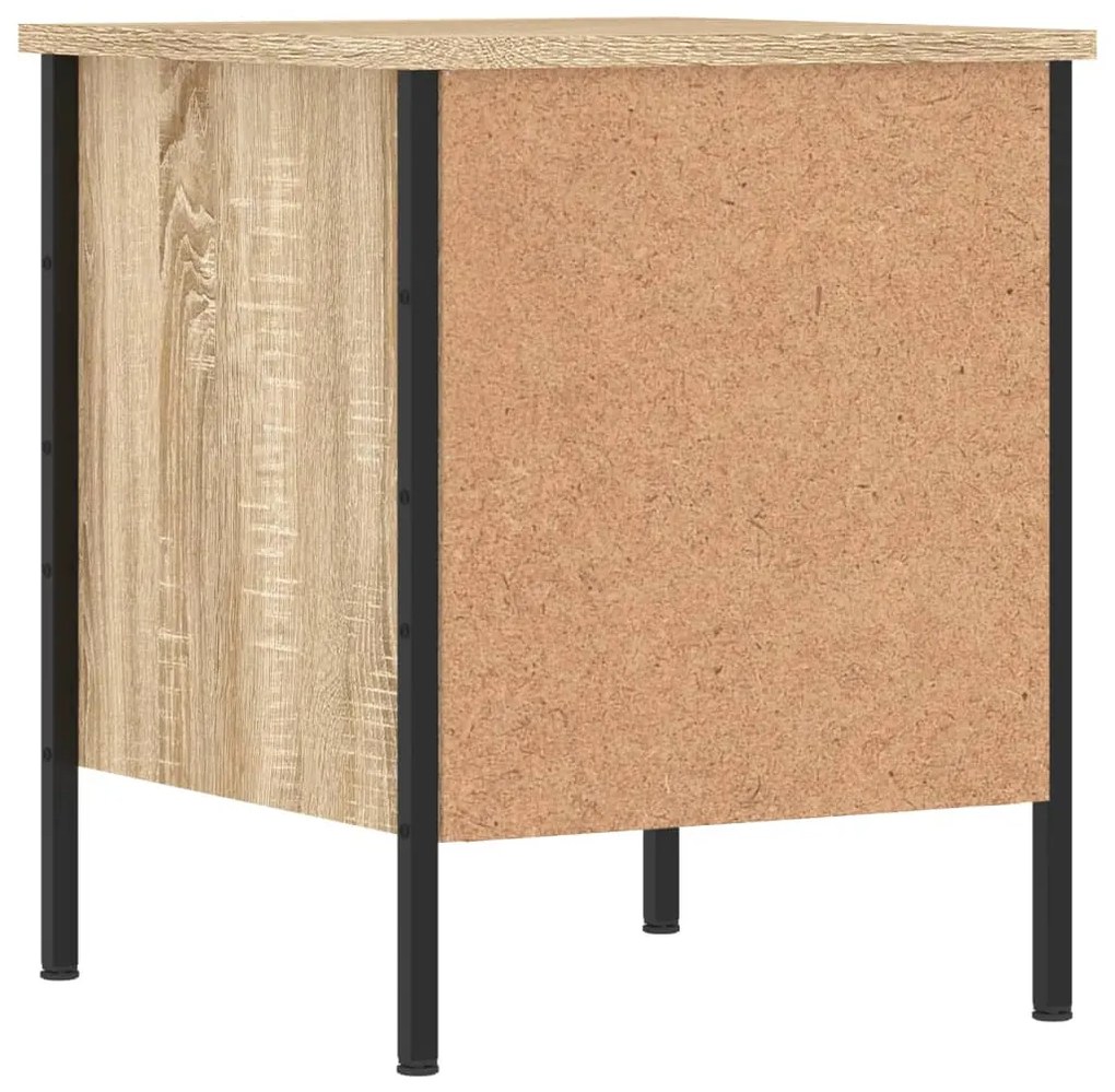 Mesa de cabeceira 40x42x50 cm derivados madeira carvalho sonoma