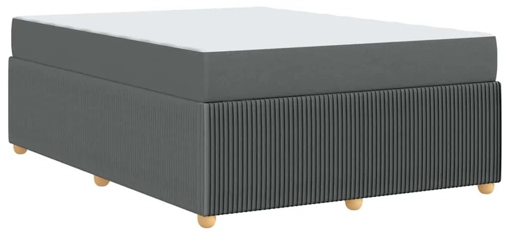 Estrutura da Cama Outros Cinzento escuro 140 x 200 cm tecido