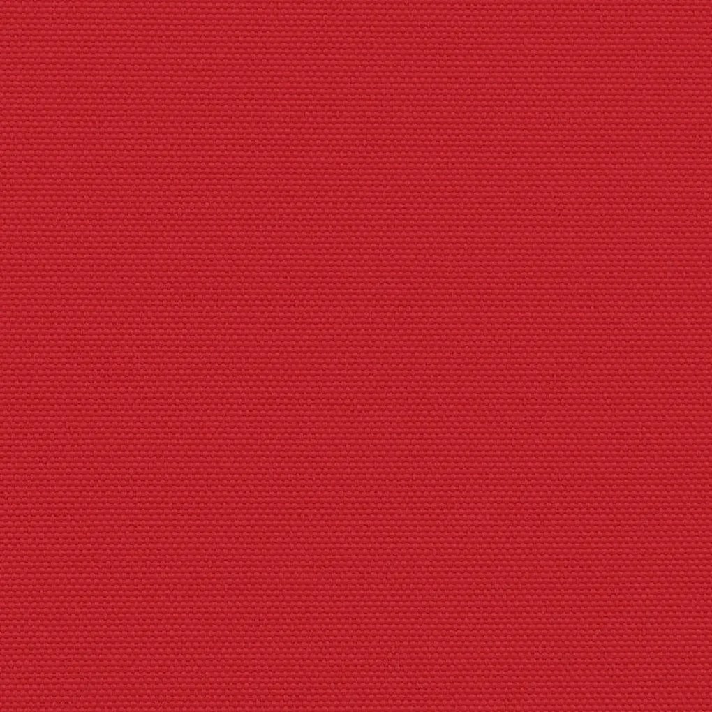 Toldo lateral retrátil 160x500 cm vermelho