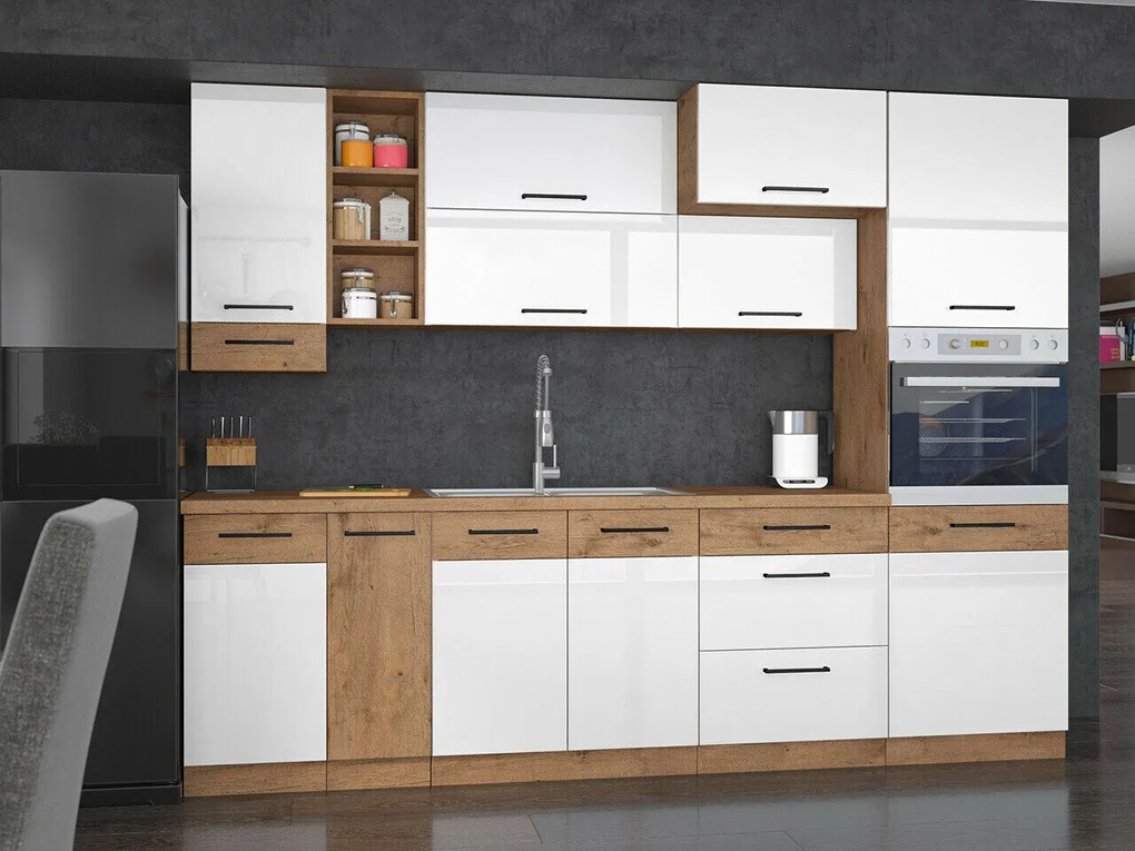 Conjunto de cozinha modular Wood White 137