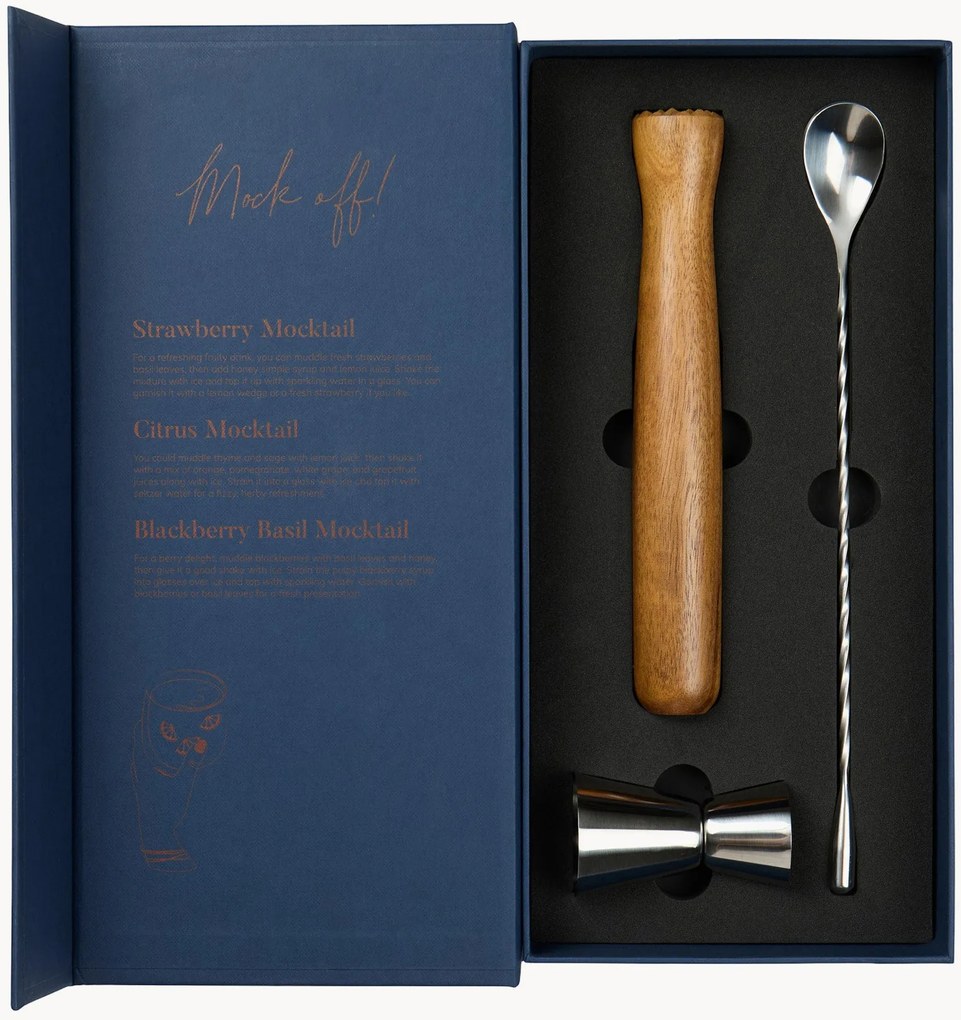 Conjunto de utensílios de bar Story Of Mocktail