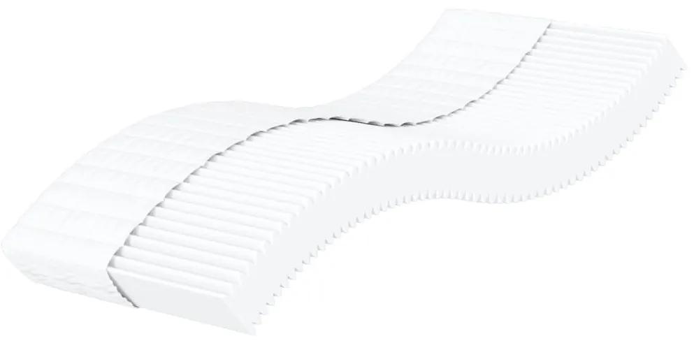 Sofá-cama com colchão 80x200 cm tecido cinzento-acastanhado