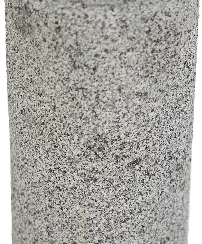 Candeeiro de pé moderno para exterior granito 40 cm - Happy Moderno