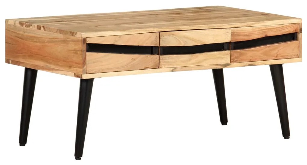Mesa de centro 88x50x42 cm madeira de acácia maciça