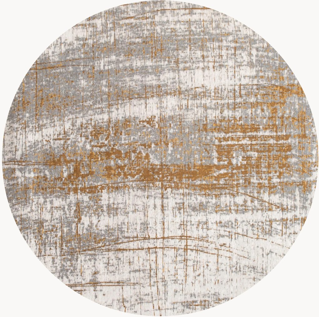 Tapete redondo lavável em jacquard para interior e exterior Griff