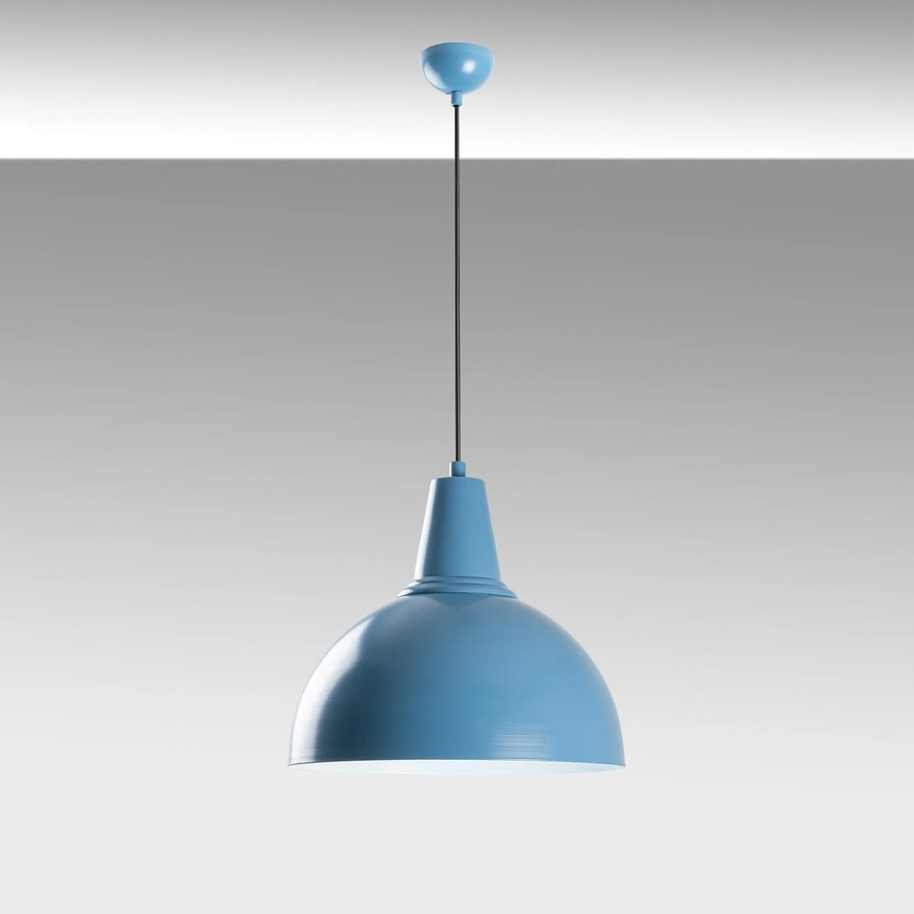 Candeeiro Suspenso com Altura Ajustável – Kure 2451 Light Blue – Azul