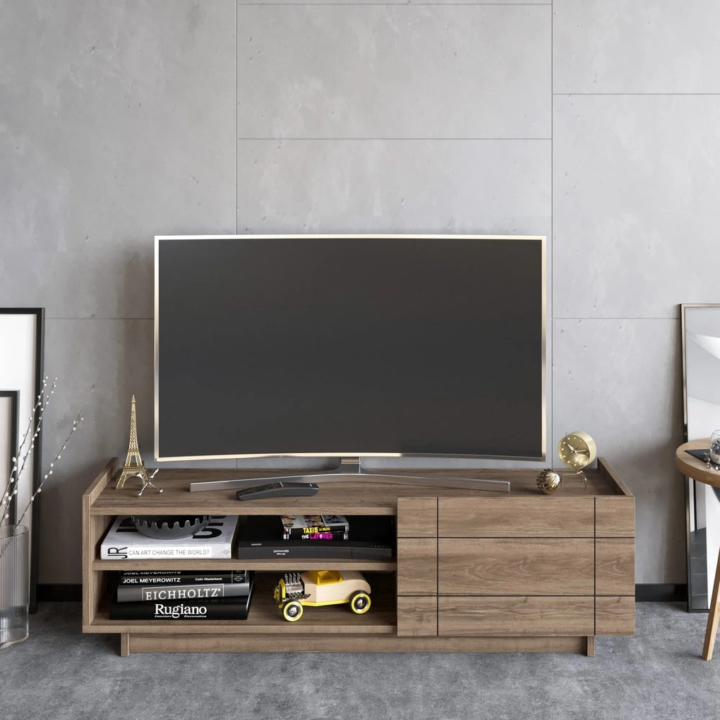Móvel TV Valantina – Nogueira – 140 cm