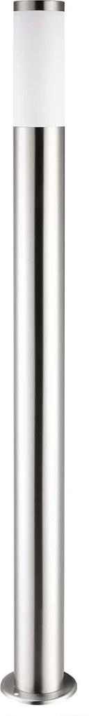 Candeeiro de caminho Ivy em aço inoxidável Ø7,6 x 100 cm Prateado