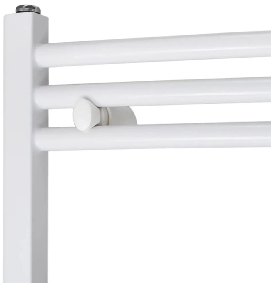 Aquecedor toalhas banheiro curvo 600 x 1160 mm conector lateral e cent