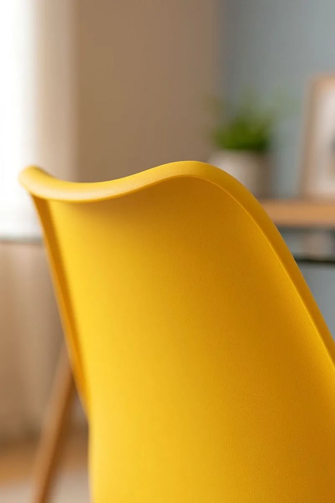 Pack 4 Cadeiras Synk Basic - Amarelo