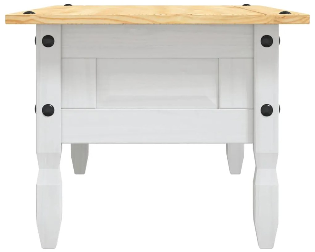 Mesa de centro Corona pinho mexicano 100x55x44 cm branco