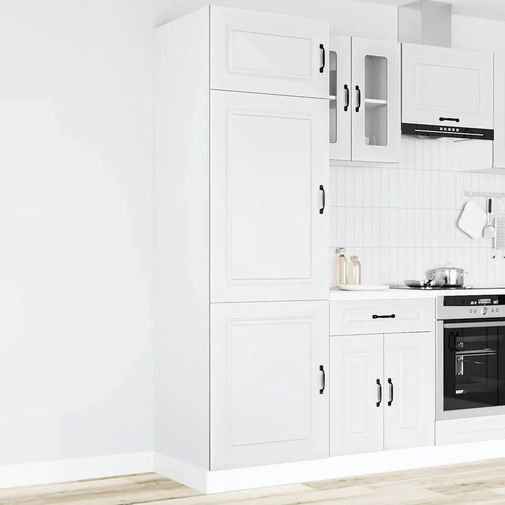 vidaXL Armário de cozinha Kalmar derivados de madeira branco