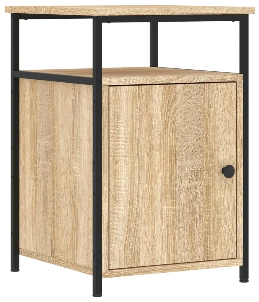 Mesas cabeceira 2 pcs 40x42x60cm deriv. madeira carvalho sonoma