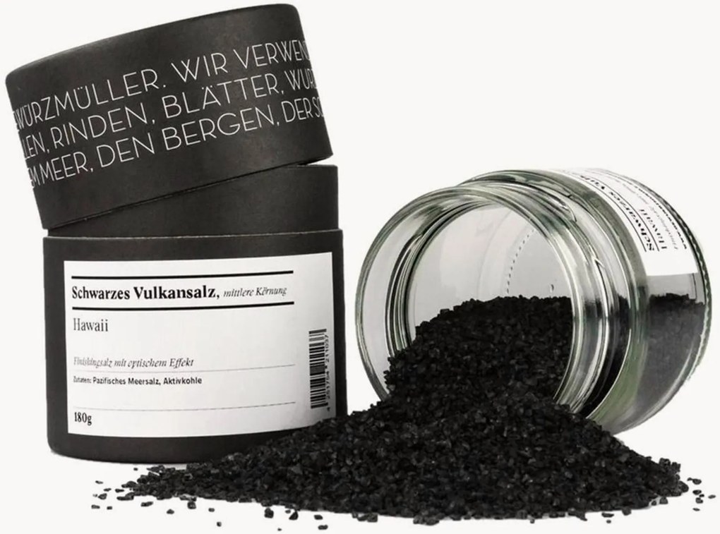 Sal negro vulcânico, grão médio