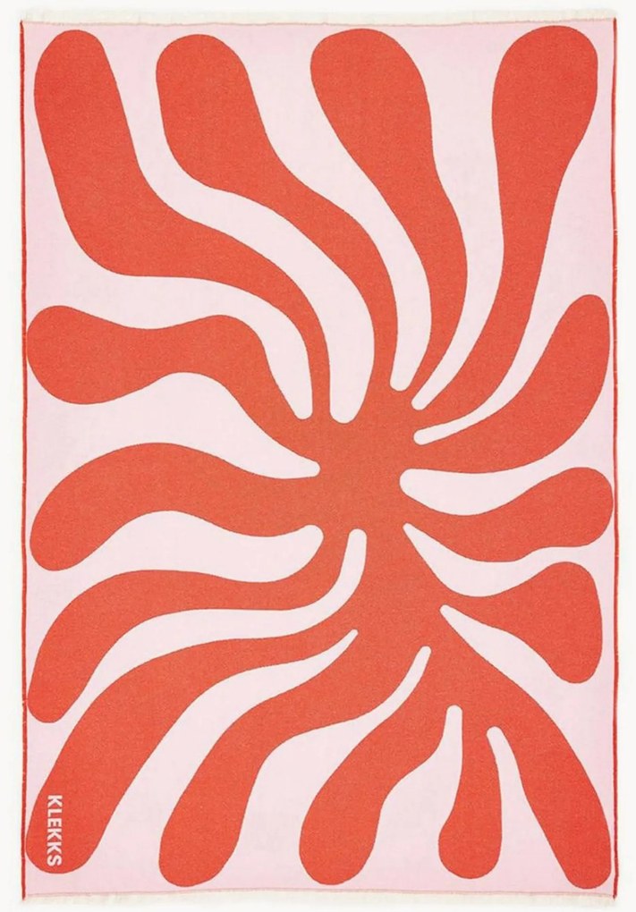 Manta de algodão com franjas Klekks No. 5