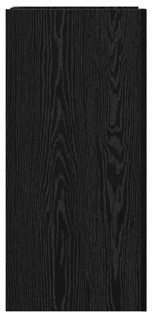 Aparador Carvalho Preto 45x35x75 cm Madeira engenheirada