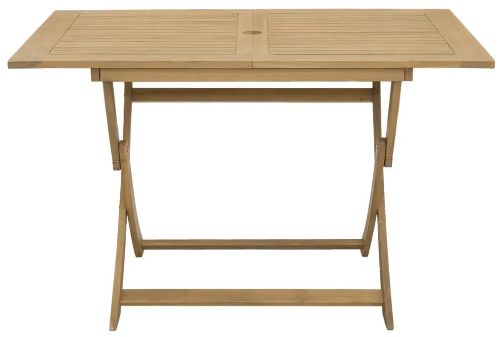 Conjunto de jantar p/ jardim 5 pcs madeira de acácia maciça