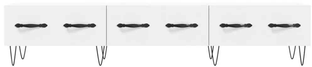 Móvel de TV 150x36x30 cm derivados de madeira branco