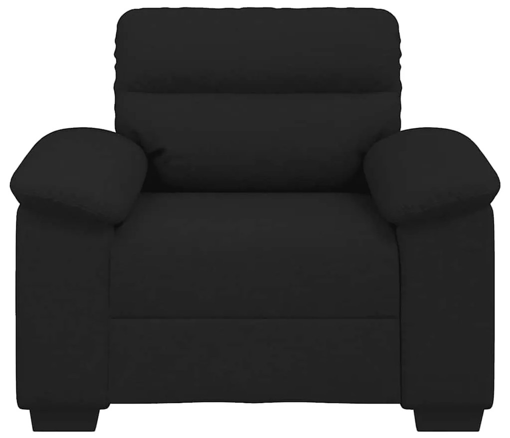 Poltrona 60 cm tecido preto