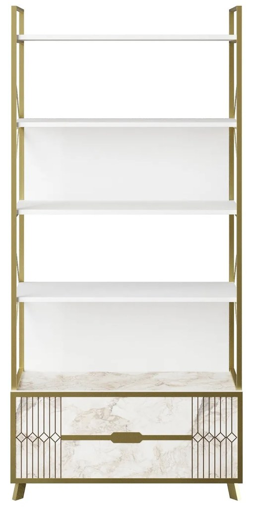 Estante Frida – Branco – 89,3x191x35,2 cm