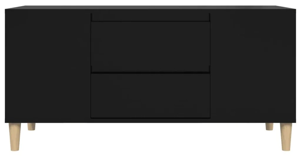 Móvel para TV 102x44,5x50 cm derivados de madeira preto