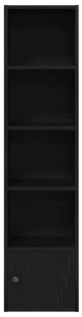 Estante 31x24x127 cm derivados de madeira carvalho preto