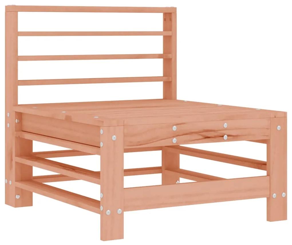 Sofá de centro com almofadões madeira de douglas maciça