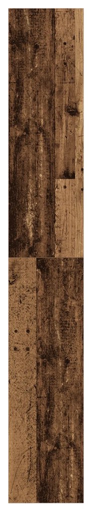 Estante vidaXL Madeira envelhecida Madeira engenheirada 100 x 30 x 198