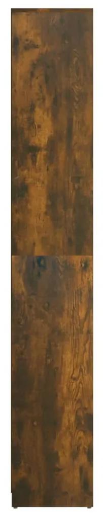 Armário WC 30x30x183,5 cm derivados de madeira carvalho fumado