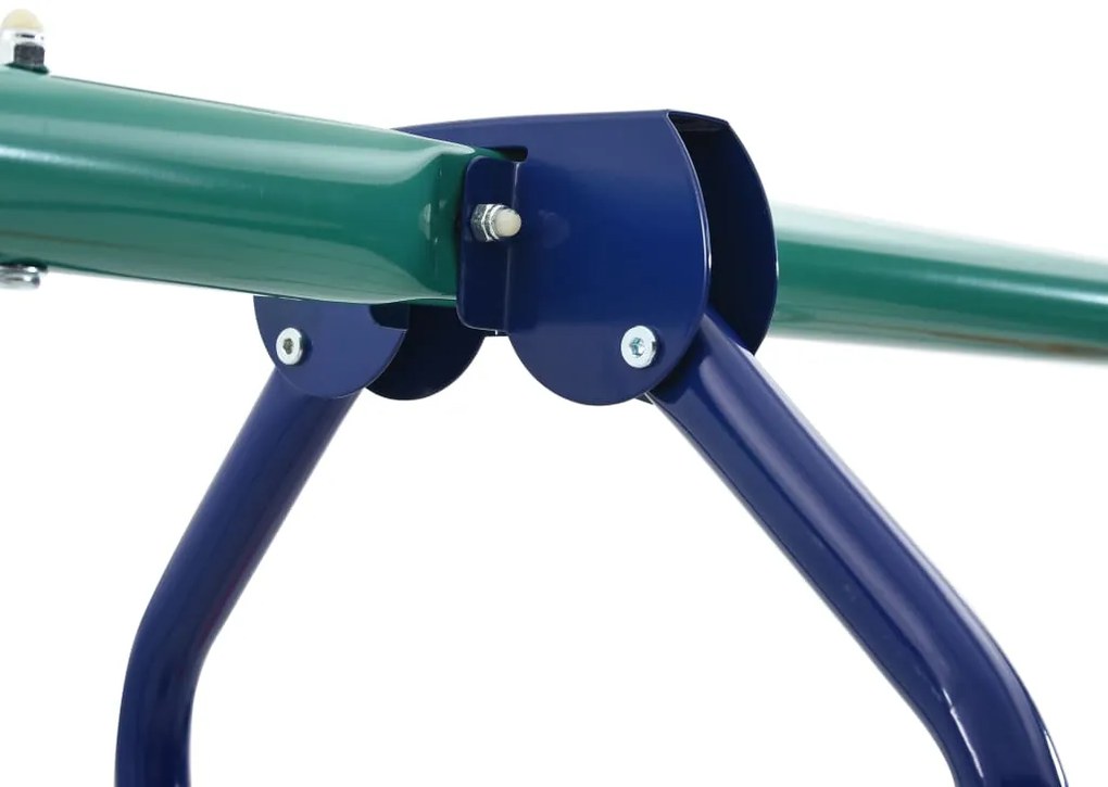 Conjunto de baloiços com argolas de ginástica e 4 assentos aço